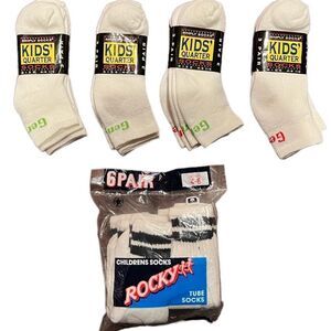 Bundle Deal Kids White Socks